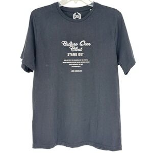 Chrome Edge CR24 Mens Large Culture Over Clout Graphic T-Shirt Black L